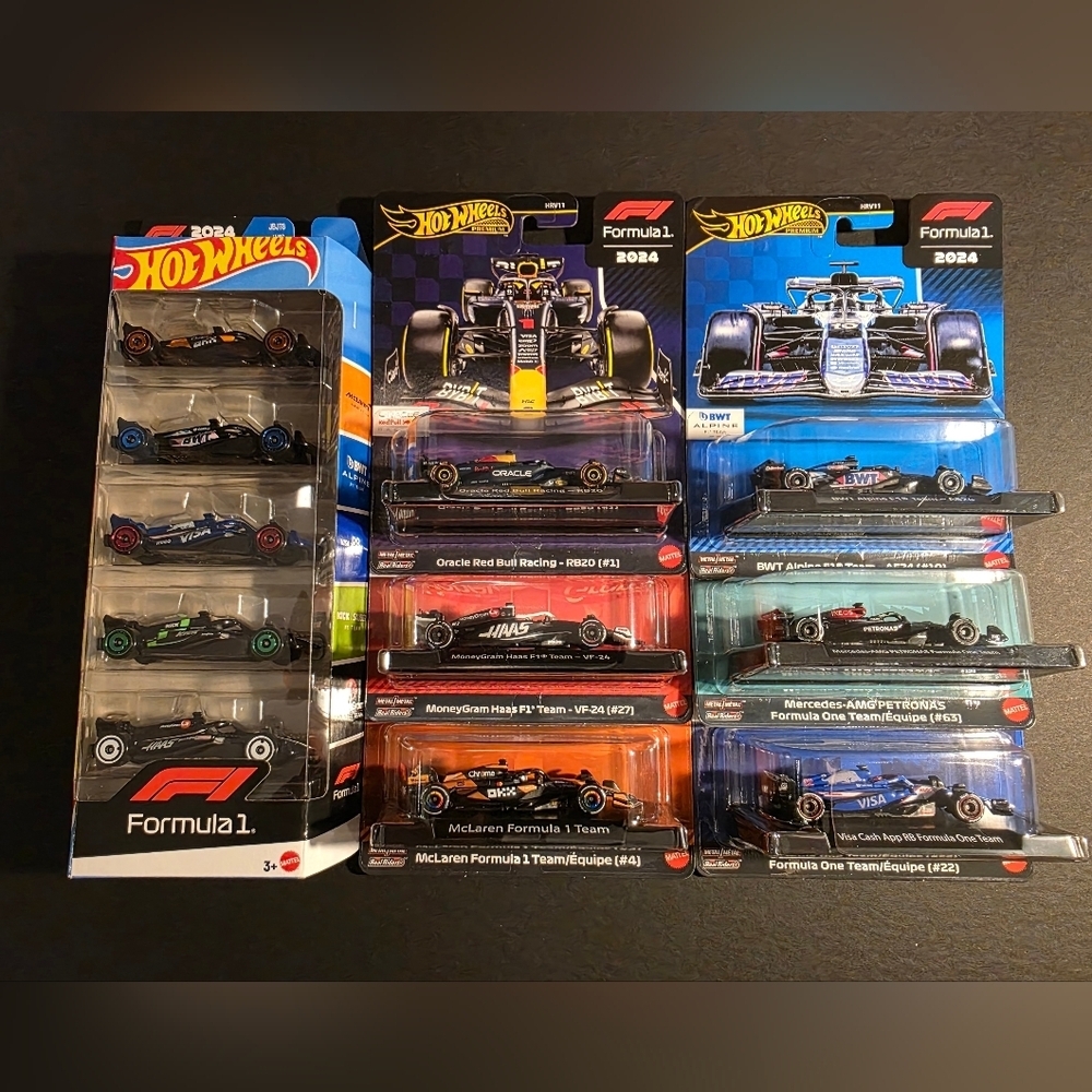 Hot Wheels Formula 1 Collectible Race Car SET